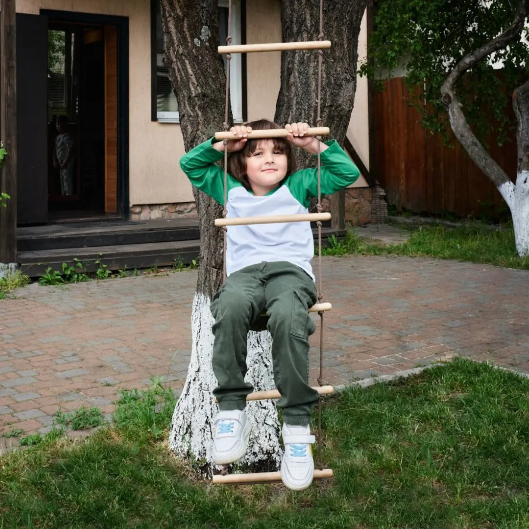 Climbing rope ladder for kids | Ages 3-9 - The Baby Penguin