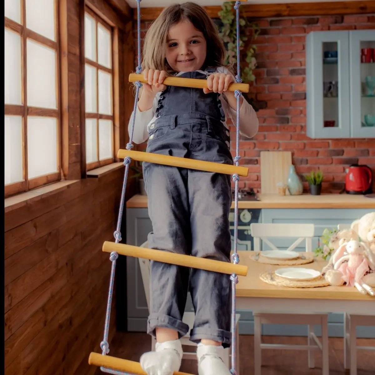 Climbing rope ladder for kids | Ages 3-9 - The Baby Penguin