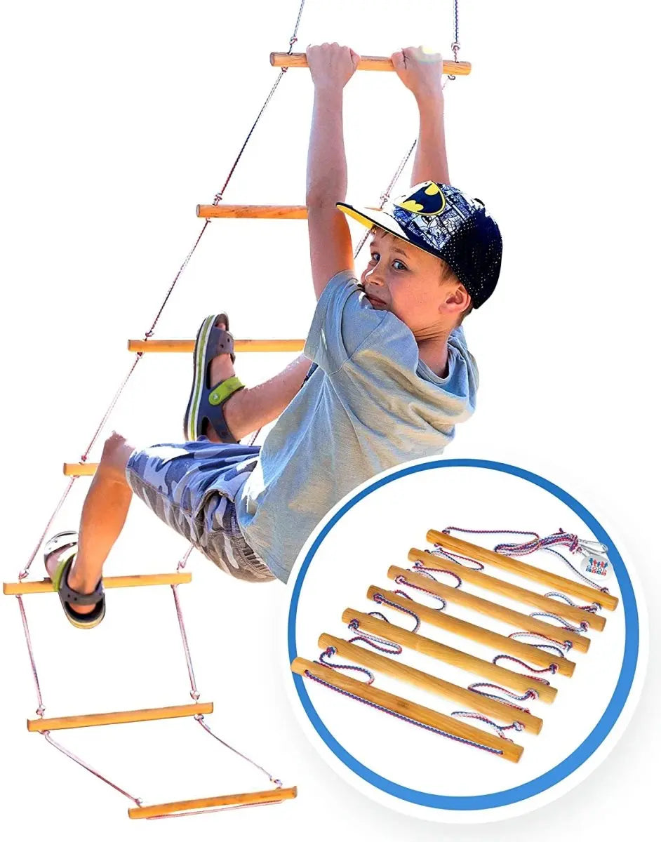 Climbing rope ladder for kids | Ages 3-9 - The Baby Penguin
