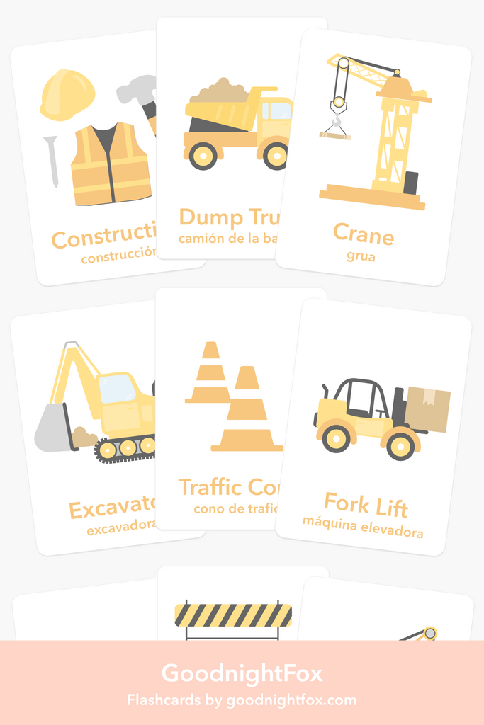 Construction Flashcards - The Baby Penguin