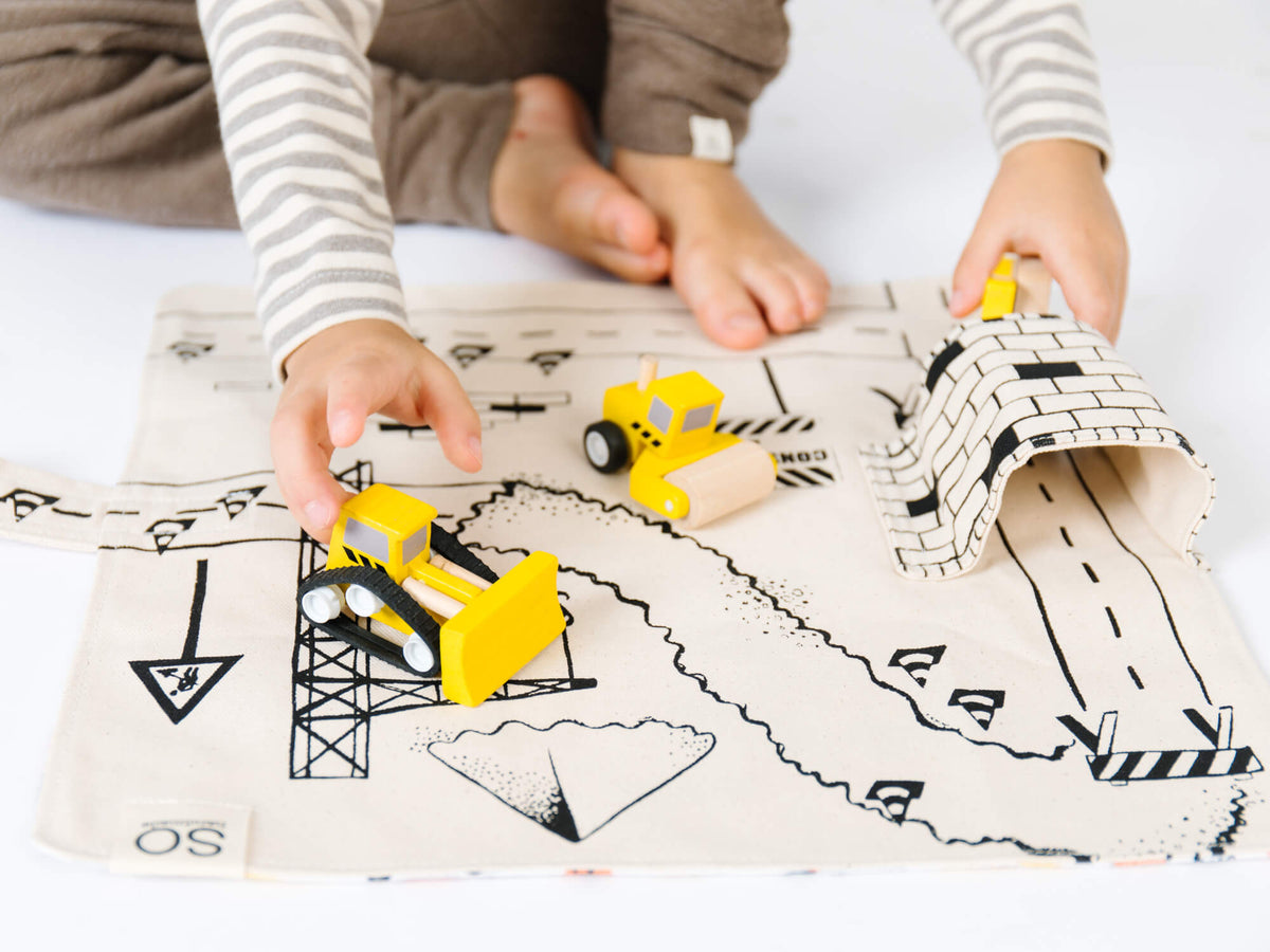 Construction Play Mat: "The CUTEST toys ever! I am in love!" - The Baby Penguin