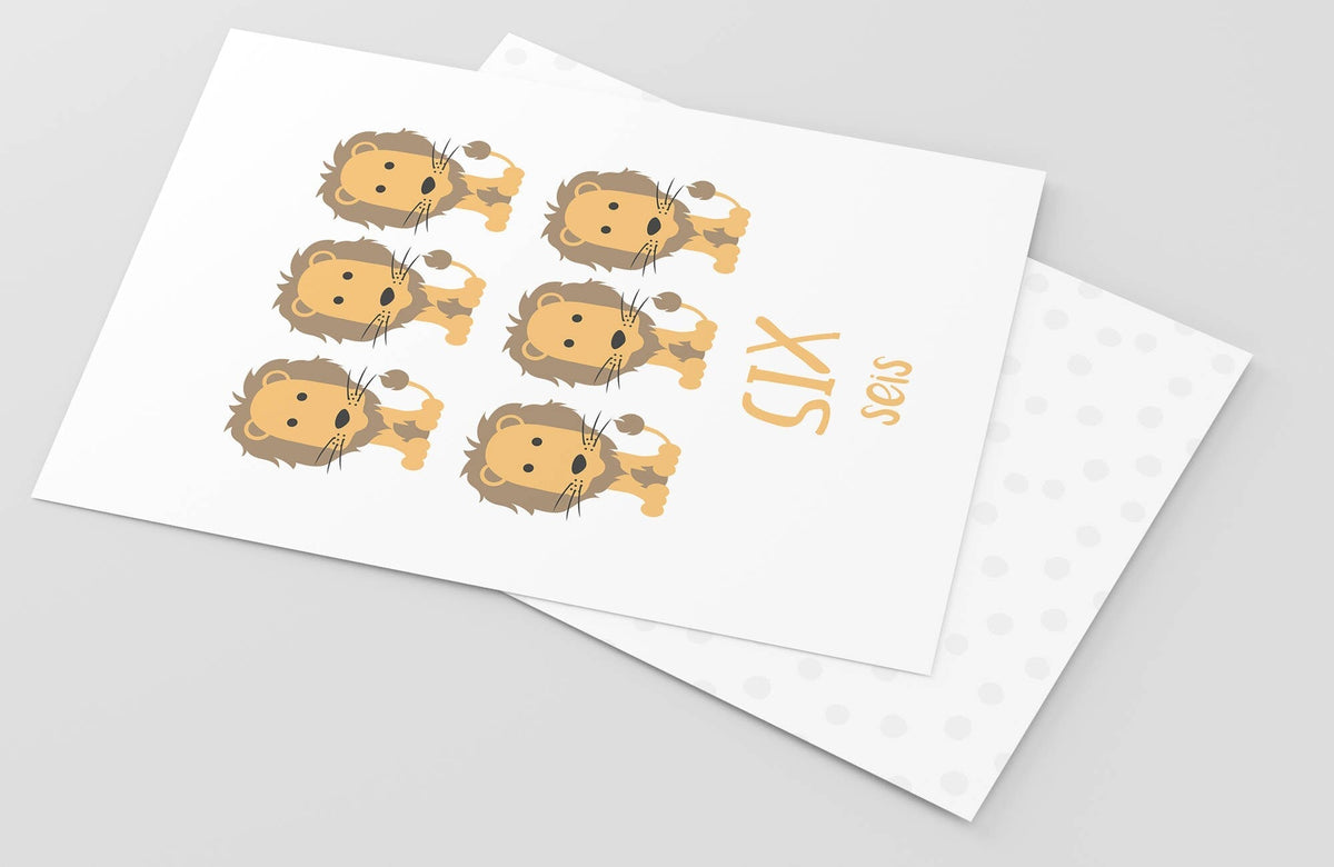 Counting Flashcards Animals - The Baby Penguin