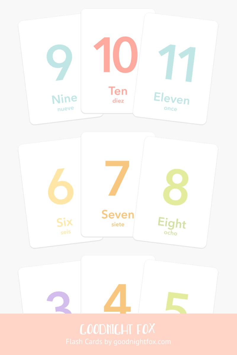 Counting Flashcards, Numbers 1 to 20 - The Baby Penguin