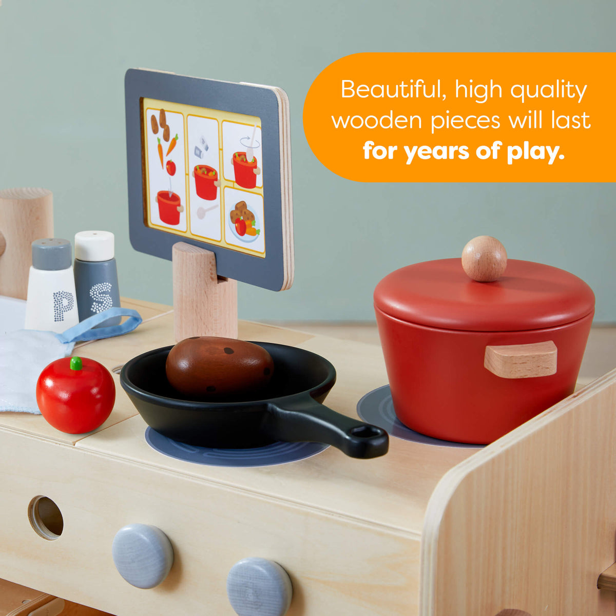 Creative Play 3 in 1 – Play Kitchen, Store & Workshop - The Baby Penguin