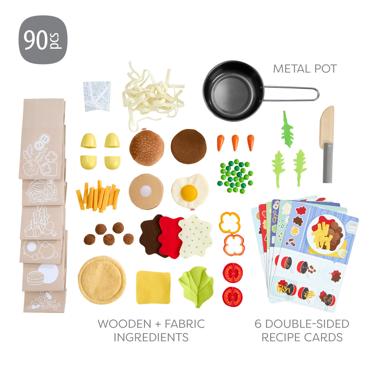 Creative Play Fresh Box - Play Food Meal Kit - The Baby Penguin