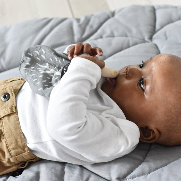 Crinkle Teether - Acorn - The Baby Penguin