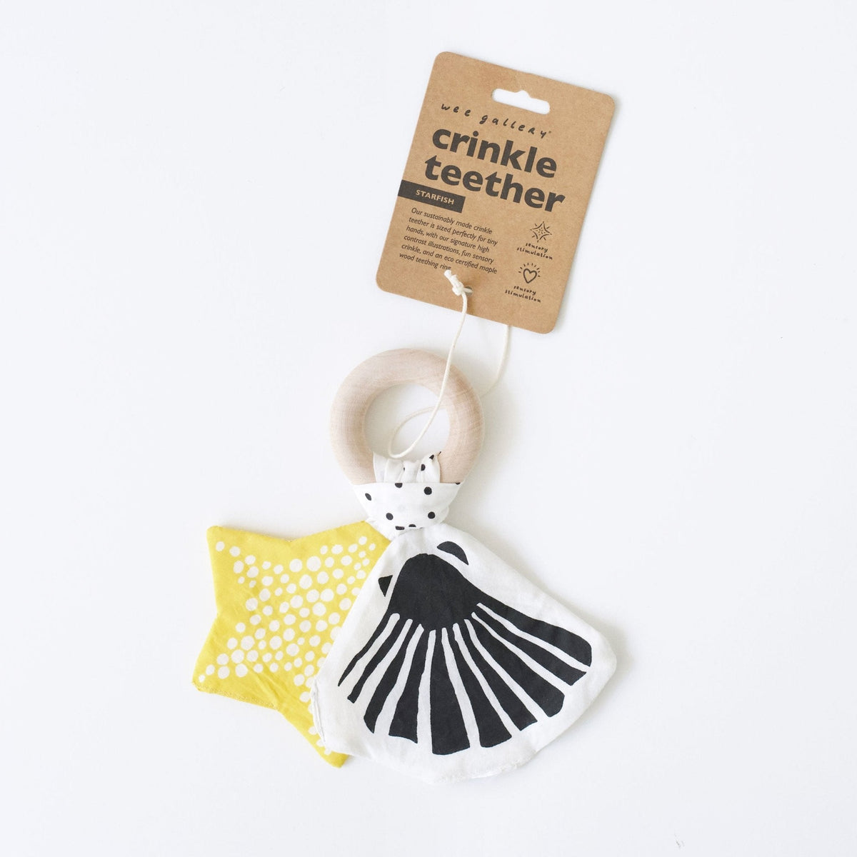 Crinkle Teether - Starfish - The Baby Penguin