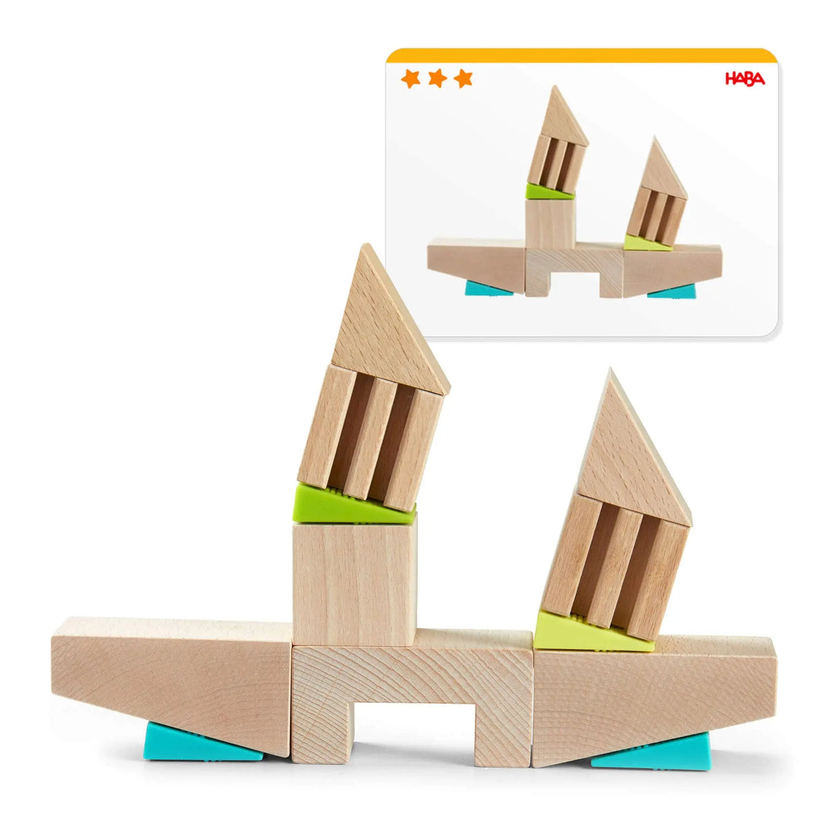 Crooked Towers Wooden Blocks | Blocks | The Baby Penguin