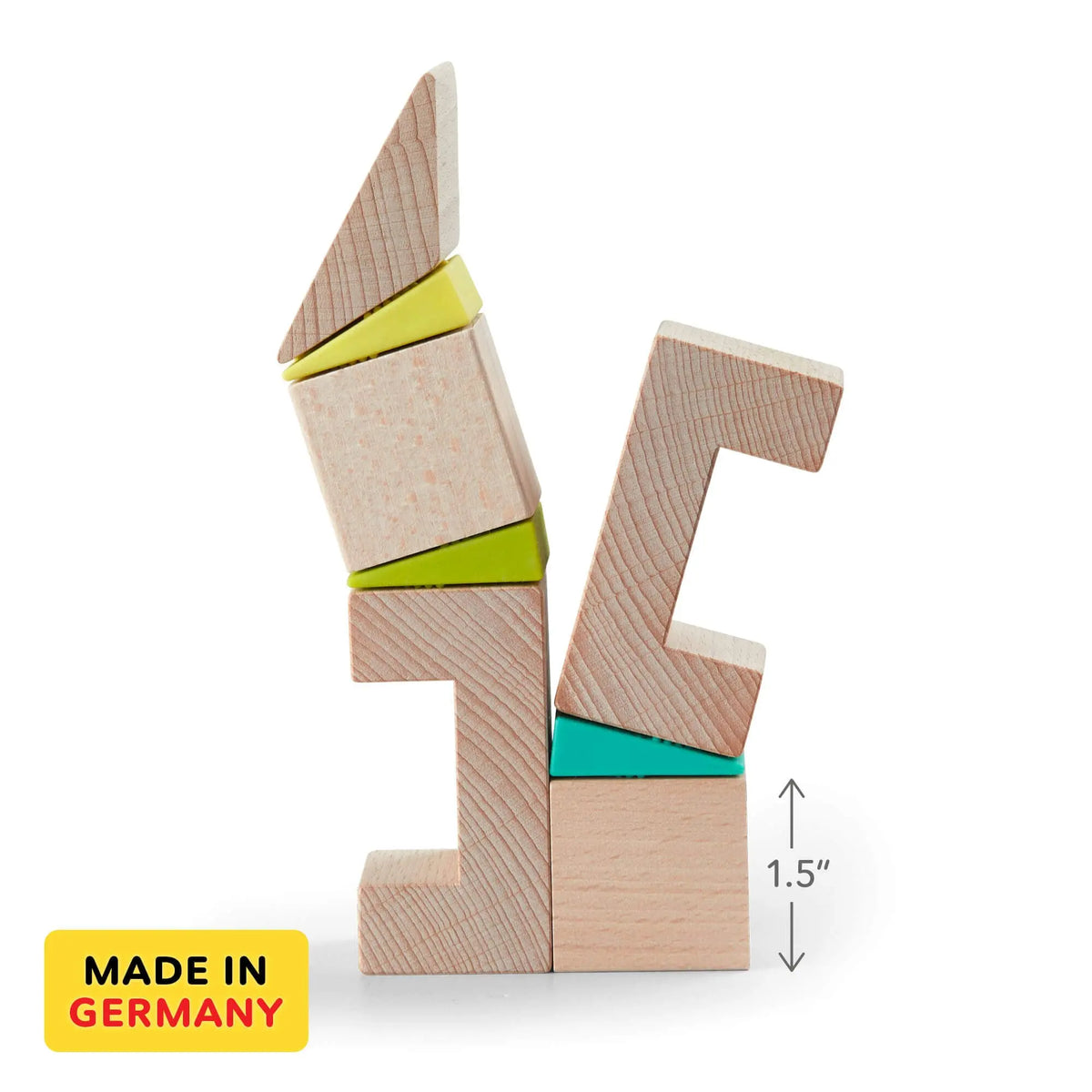 Crooked Towers Wooden Blocks | Blocks | The Baby Penguin