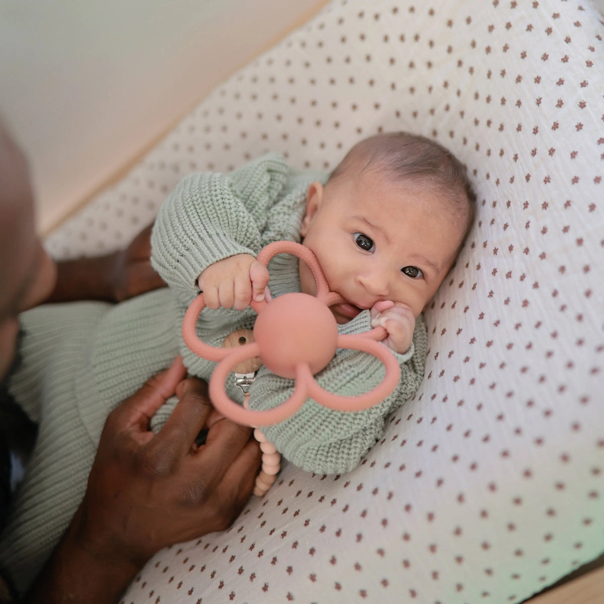 Daisy Rattle Teether | toys | The Baby Penguin