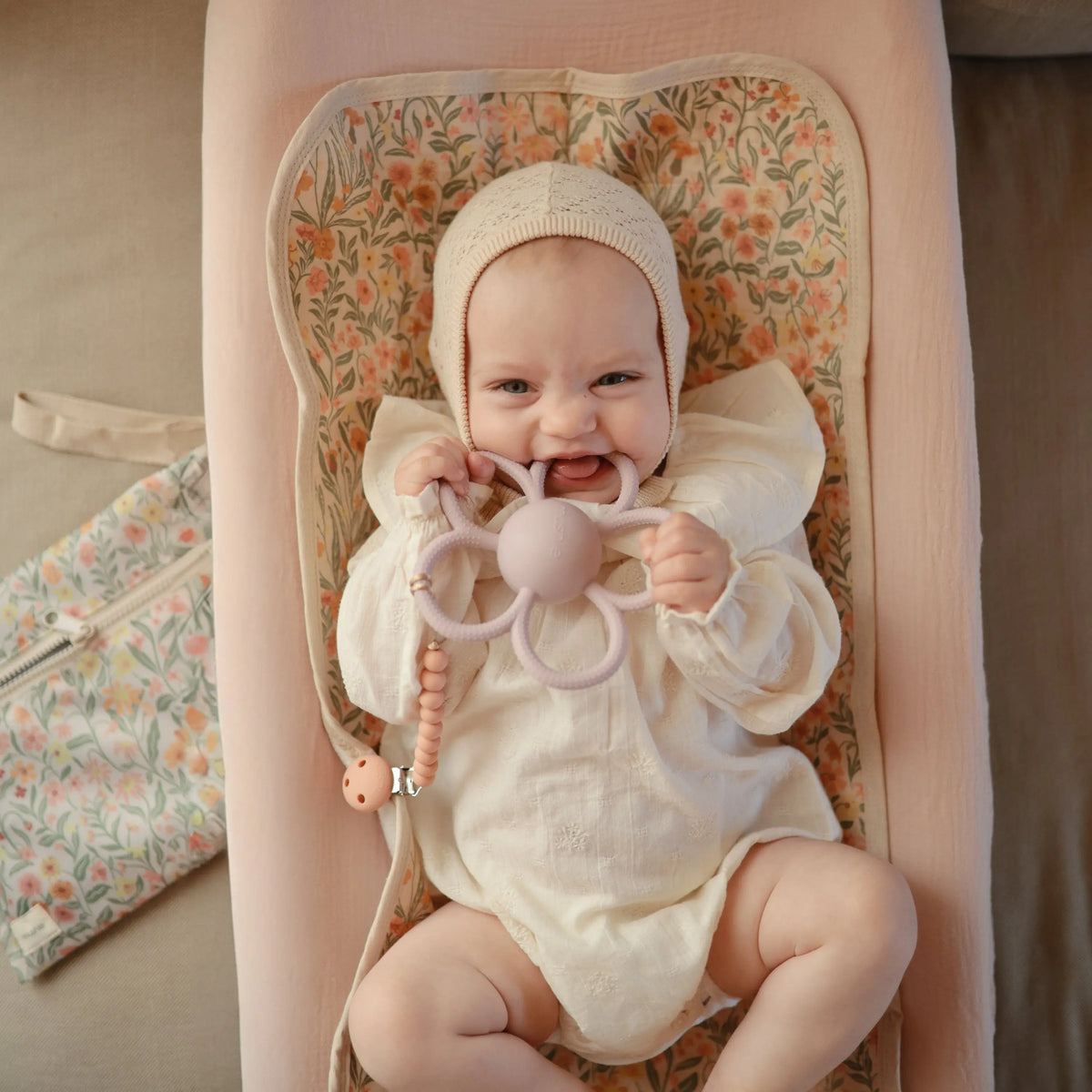 Daisy Rattle Teether | toys | The Baby Penguin