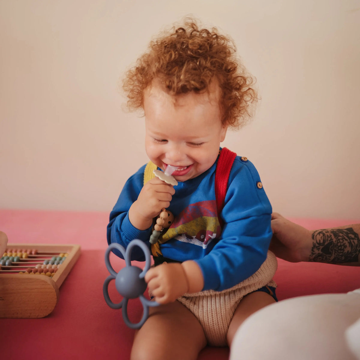 Daisy Rattle Teether | toys | The Baby Penguin