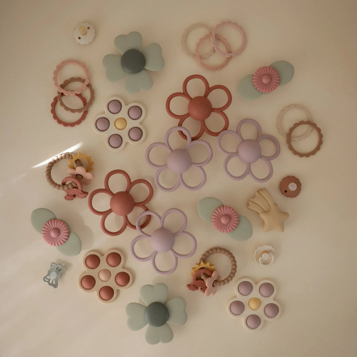 Daisy Rattle Teether | toys | The Baby Penguin