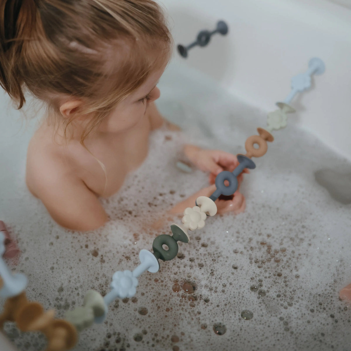 Daisy Silicone Suction Builders | Bath Toys | The Baby Penguin