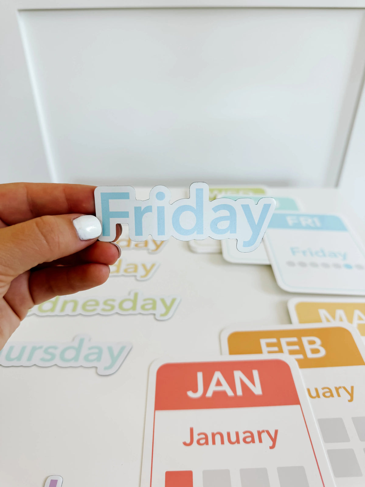 Days, Months, Seasons Flashcards and Magnets | Educational Toys | The Baby Penguin