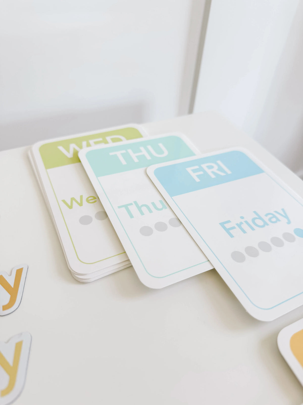 Days, Months, Seasons Flashcards and Magnets | Educational Toys | The Baby Penguin