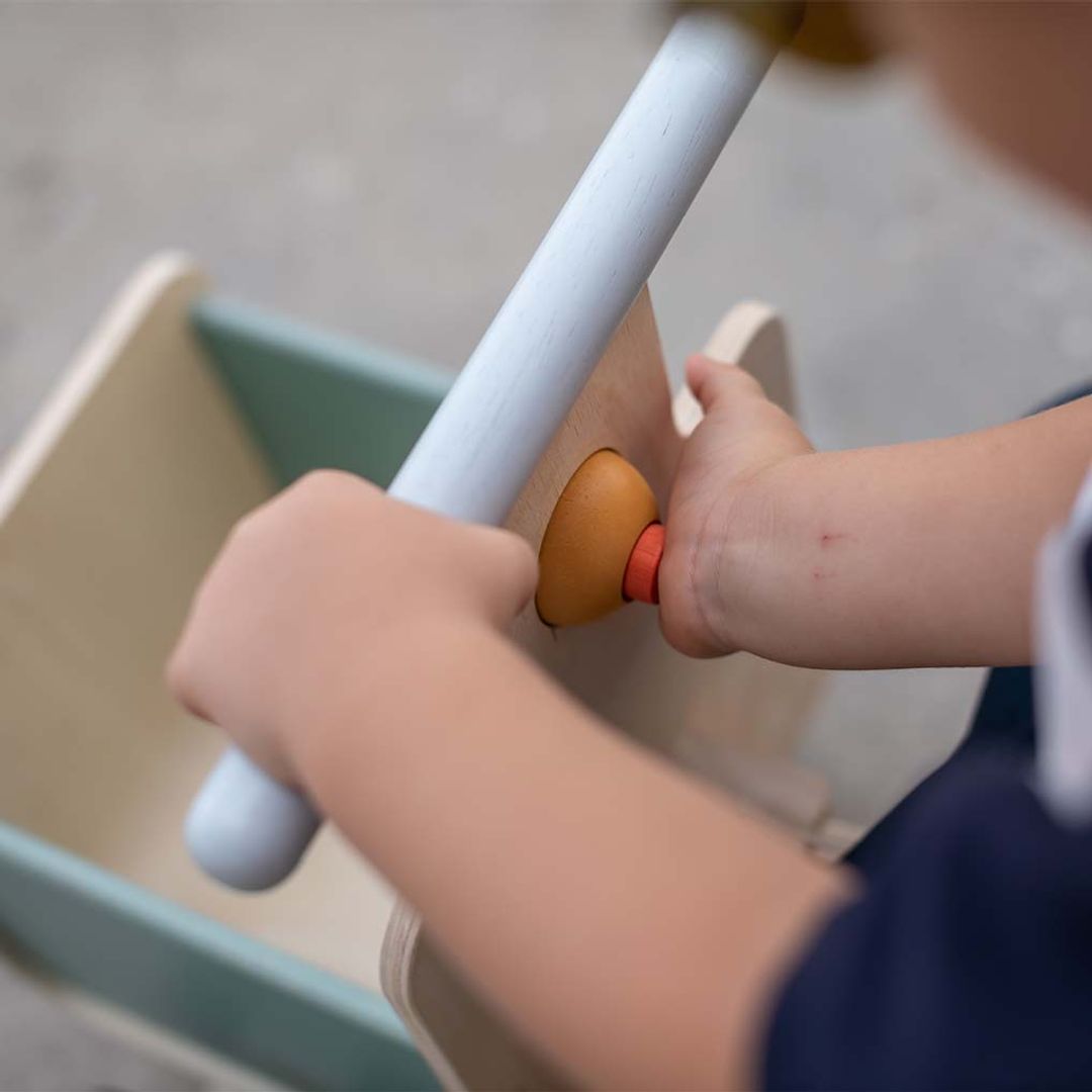 PlanToys Wooden Delivery Ride-On Bike – Orchard