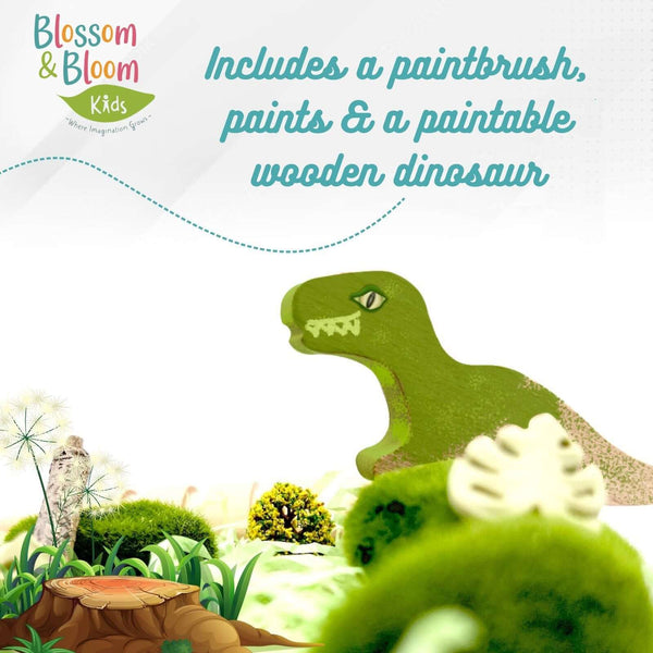 Dinosaur Quest, Playdough Kit with Paintable Dinosaurs - The Baby Penguin