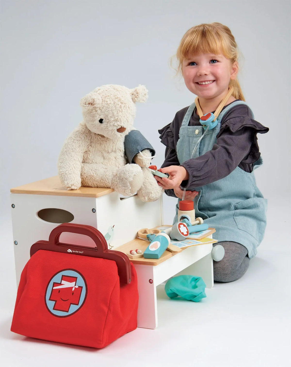 Tender Leaf Doctor's Bag Pretend Medical Play Set