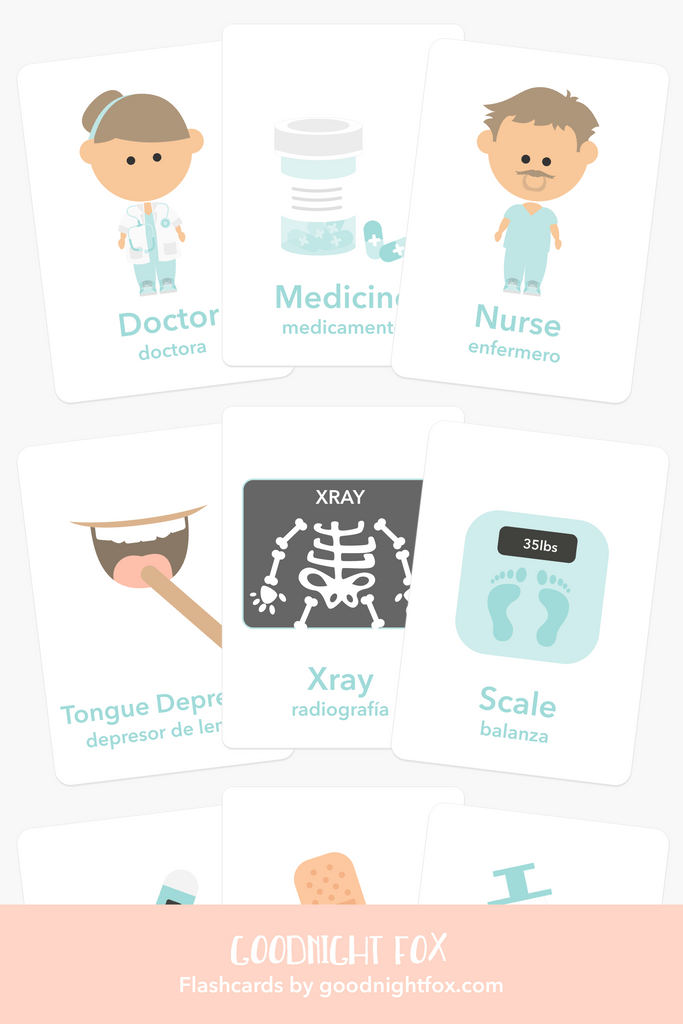 Doctor's Office Flashcards - The Baby Penguin