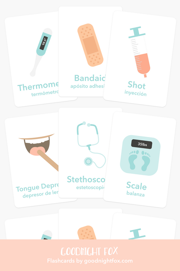 Doctor's Office Flashcards - The Baby Penguin