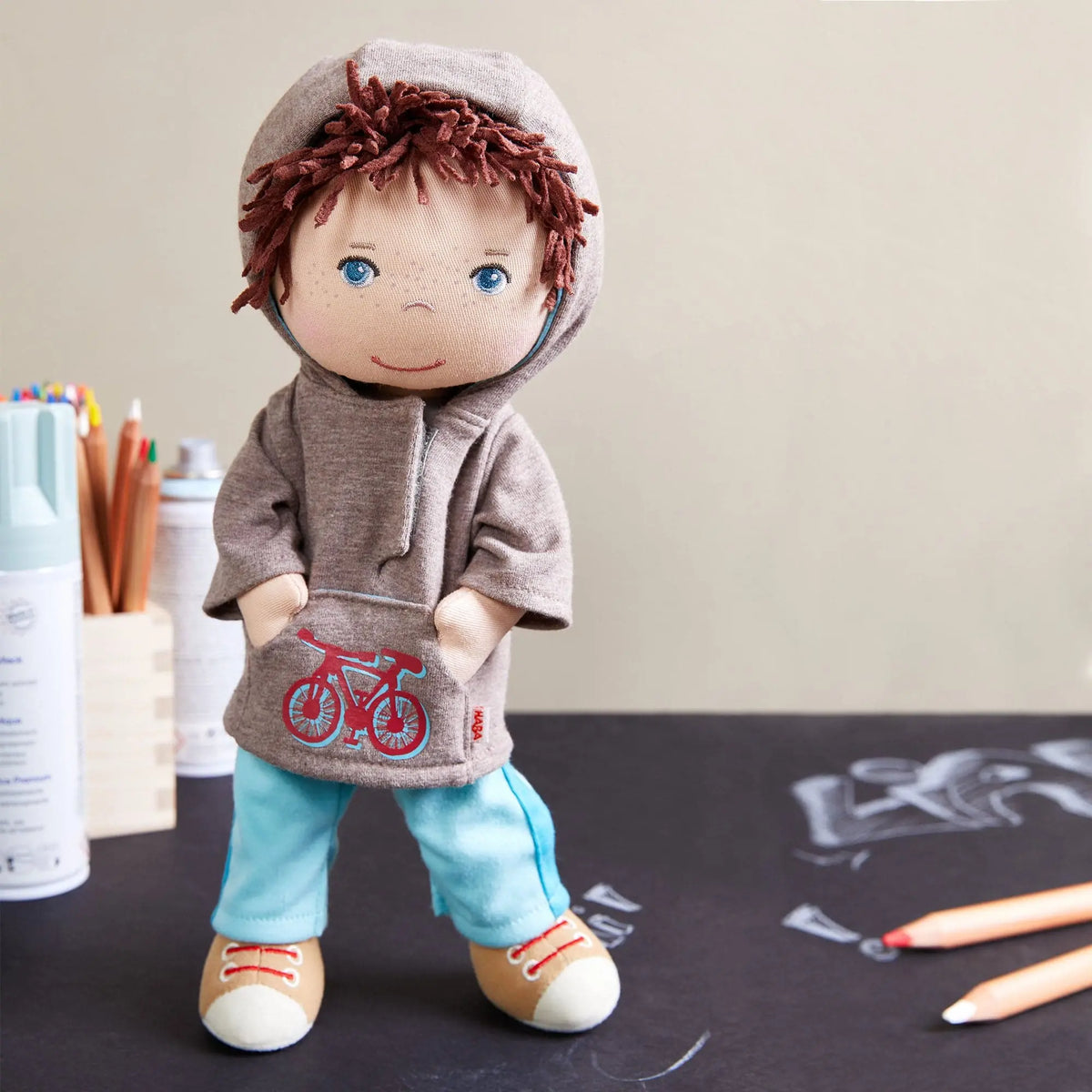 Doll Lian with Hoodie | Soft Dolls | The Baby Penguin