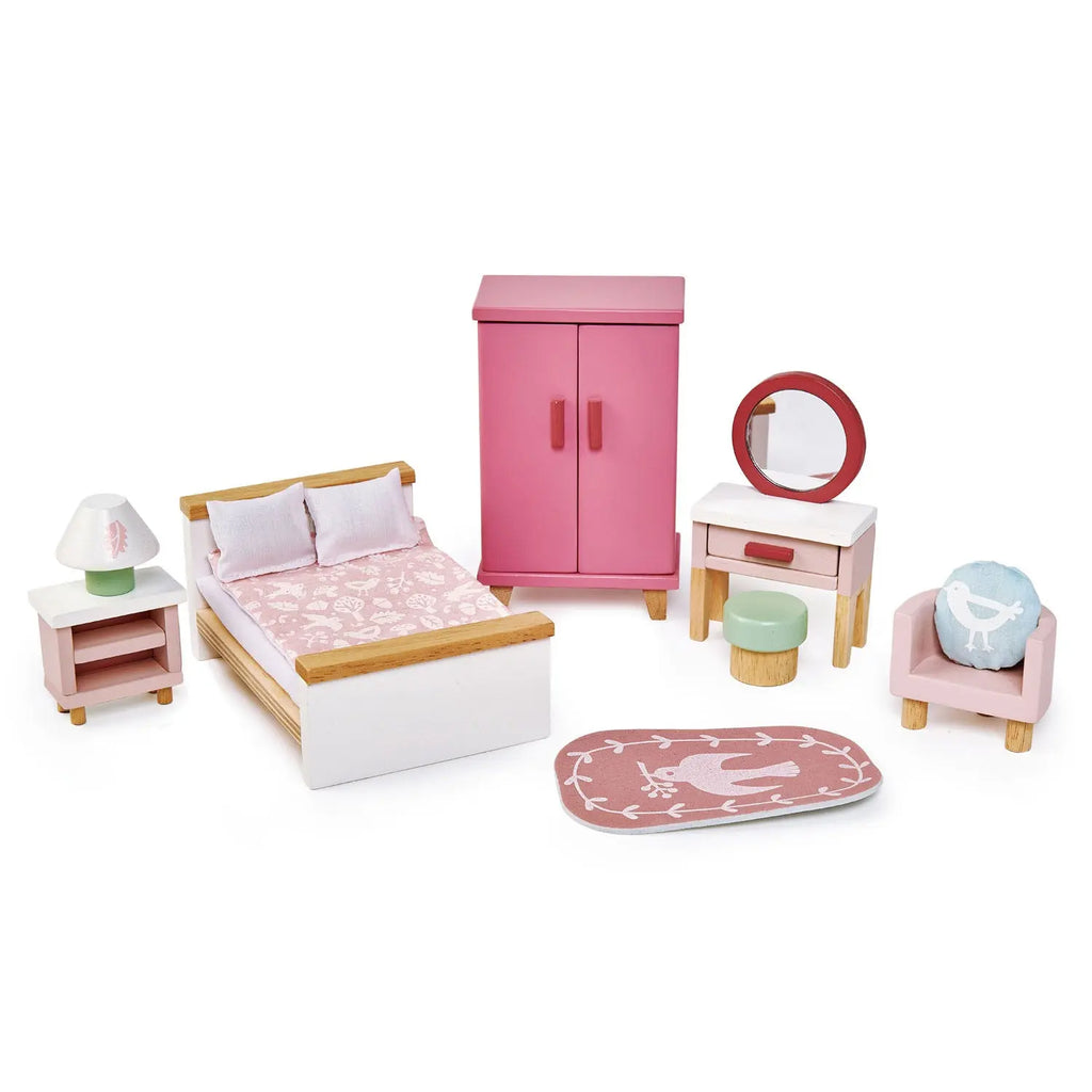  Dolls House Bedroom Furniture Tender Leaf 