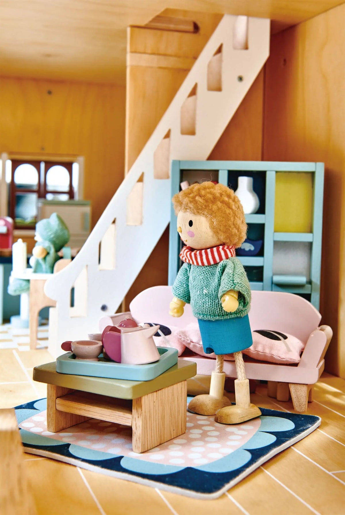 Tender Leaf Dollhouse Sitting Room Furniture Set