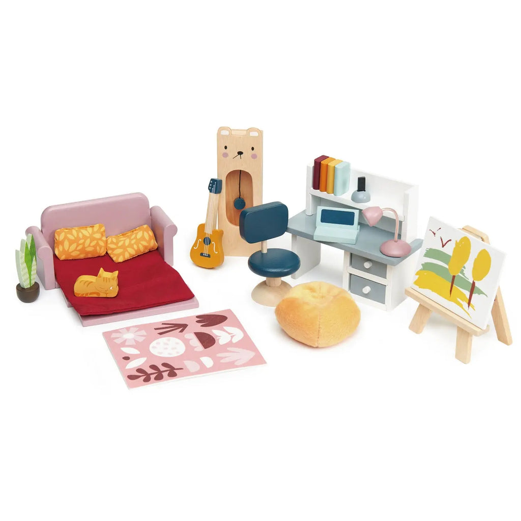  Dolls House Study Furniture Tender Leaf 