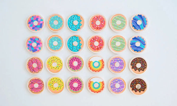Donut Matching Tiles | Made in the USA | Tile Toys | The Baby Penguin