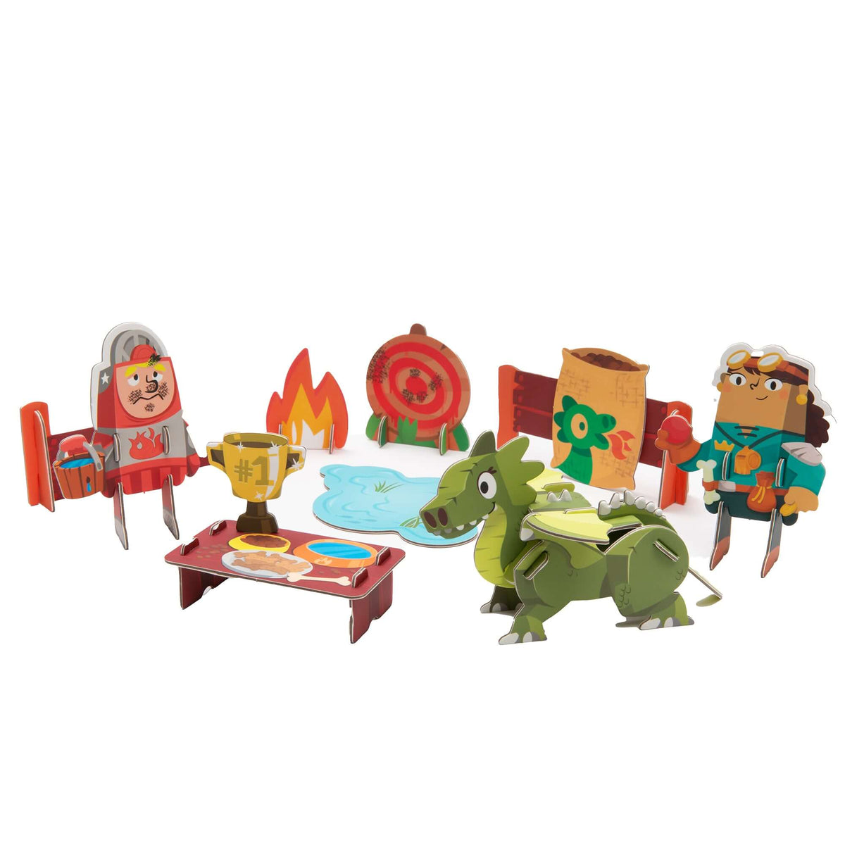 Playper Dragon Trainer Curious Kingdom buildable playset