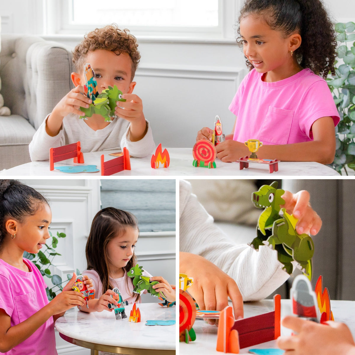 Buildable Snuffles dragon with Connie and Mateo figures