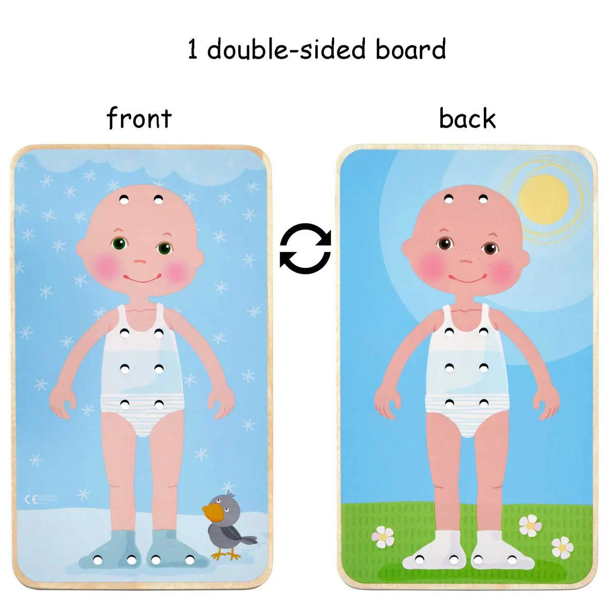 Dress Me Threading & Lacing Game | Threading Games | The Baby Penguin