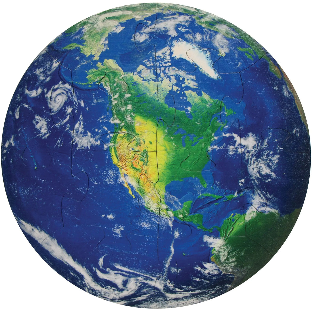 Earth Shaped Jigsaw Puzzle
