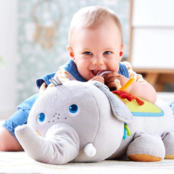  Elephant Discovery Pillow HABA USA Plush Baby