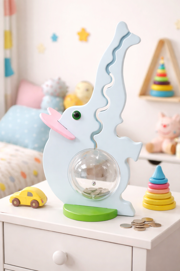 Elephant Piggy Bank - Pink Ears