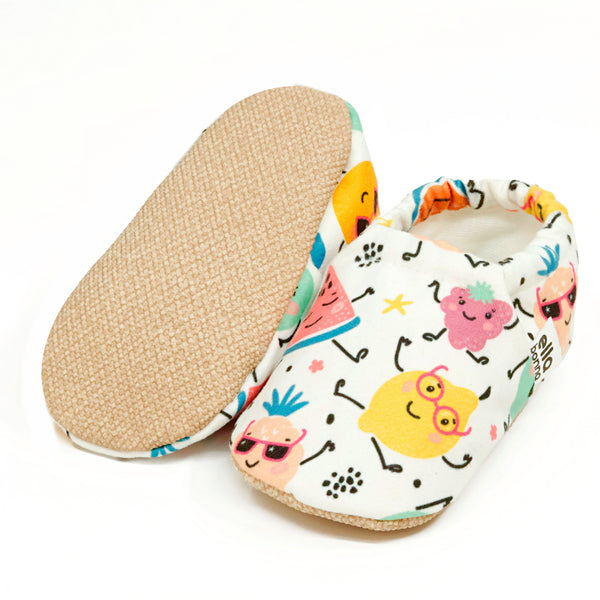 Ella Bonna Baby Moccasins, Slippers, Fruits - The Baby Penguin