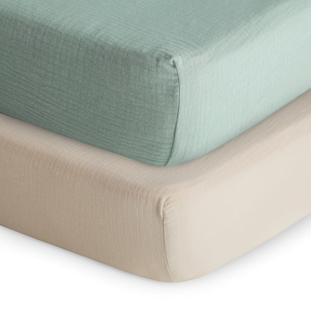 Extra Soft Muslin Crib Sheet - 2 Pack - The Baby Penguin