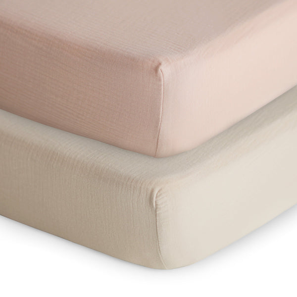 Extra Soft Muslin Crib Sheet - 2 Pack - The Baby Penguin