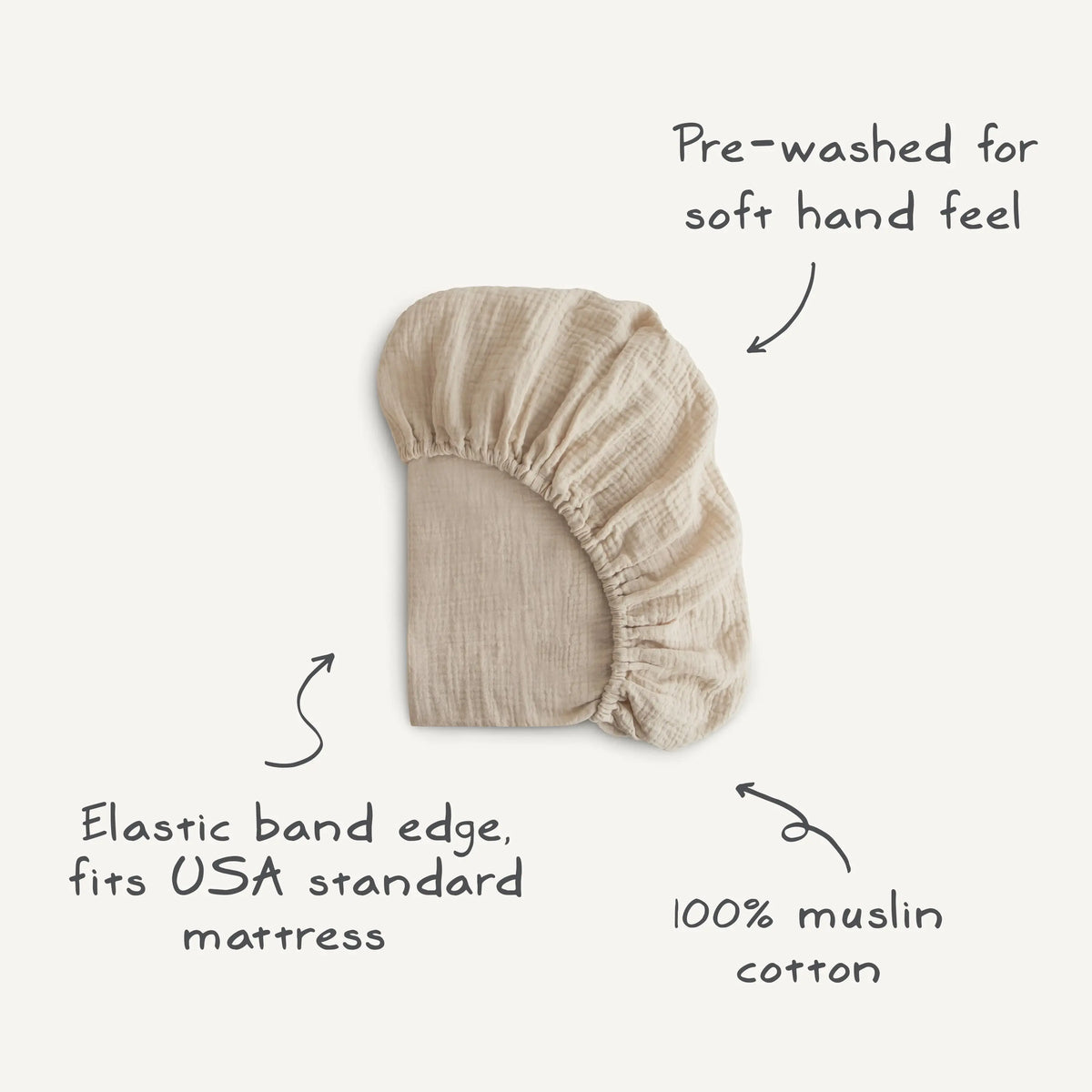 Extra Soft Muslin Crib Sheet | crib sheets | The Baby Penguin