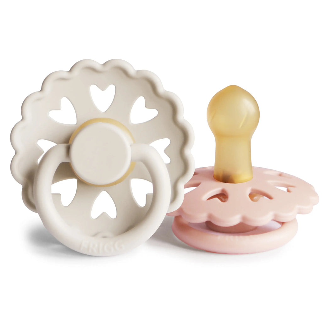FRIGG Andersen Fairytale Natural Rubber Pacifier 2-Pack | RUBBER FRIGG PACIFIERS | The Baby Penguin