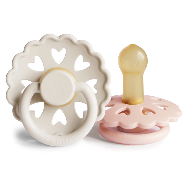 FRIGG Andersen Fairytale Natural Rubber Pacifier 2-Pack | RUBBER FRIGG PACIFIERS | The Baby Penguin