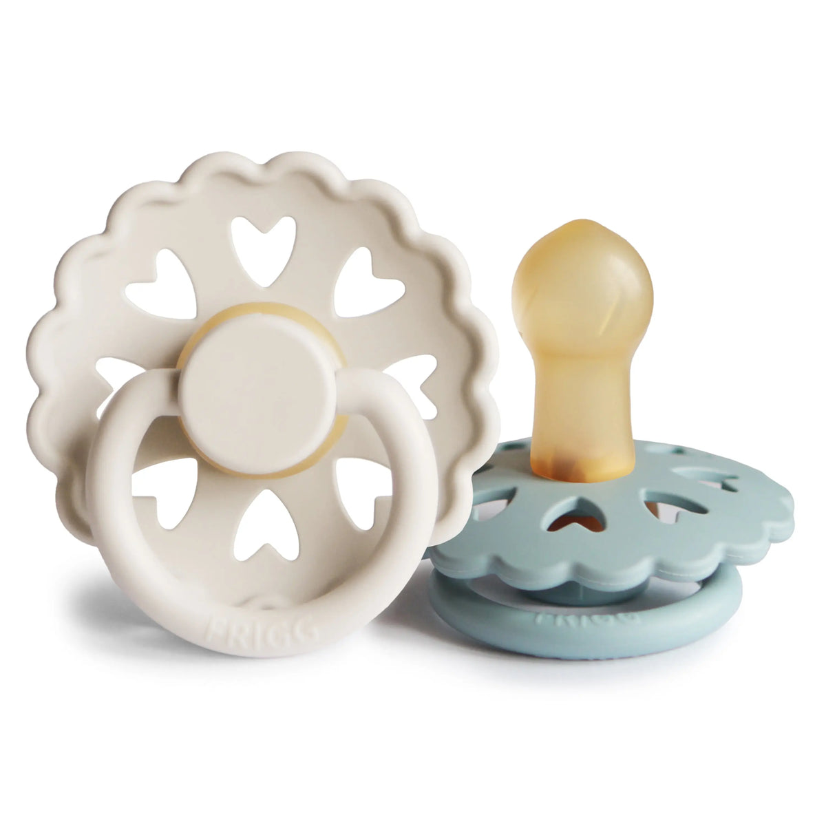FRIGG Andersen Fairytale Natural Rubber Pacifier 2-Pack | RUBBER FRIGG PACIFIERS | The Baby Penguin