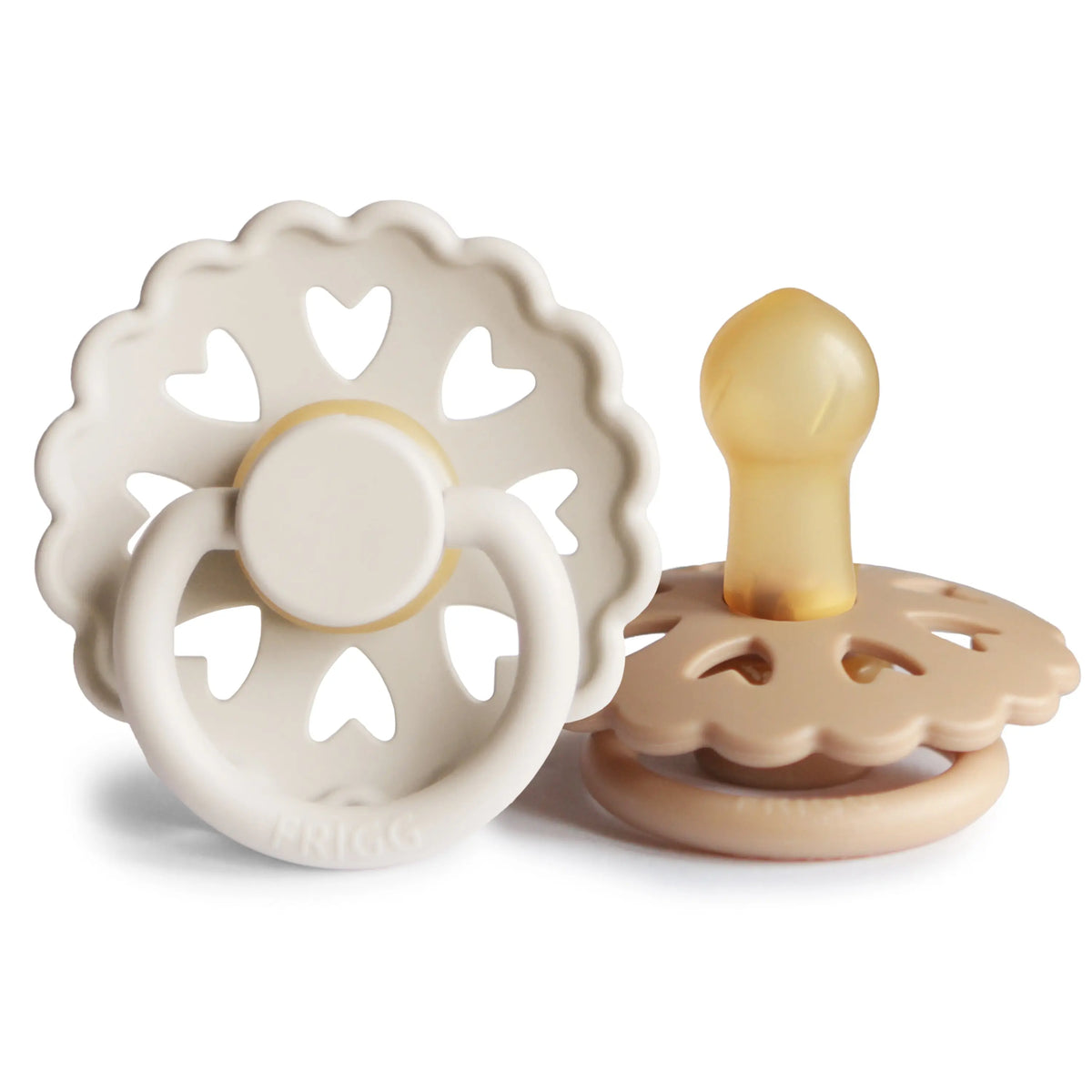 FRIGG Andersen Fairytale Natural Rubber Pacifier 2-Pack | RUBBER FRIGG PACIFIERS | The Baby Penguin