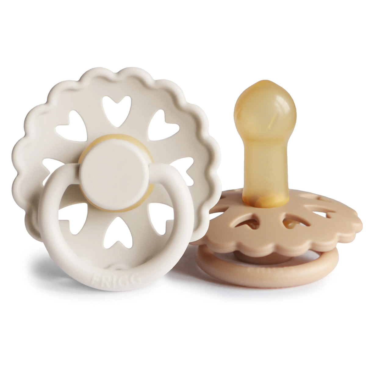 FRIGG Andersen Fairytale Natural Rubber Pacifier 2-Pack | RUBBER FRIGG PACIFIERS | The Baby Penguin