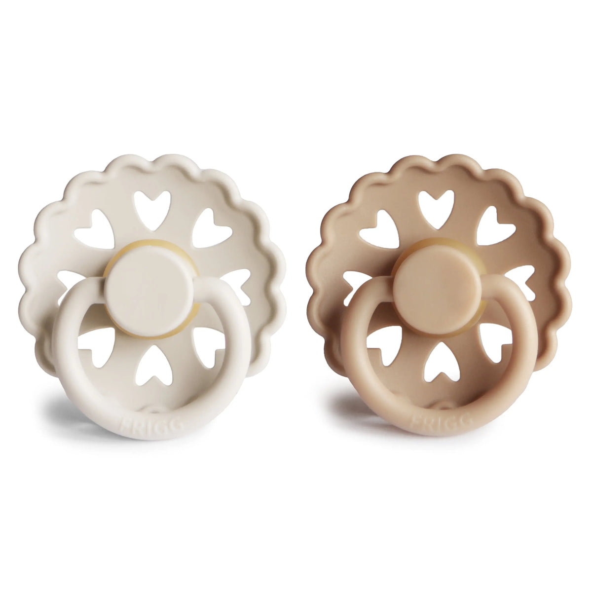 FRIGG Andersen Fairytale Natural Rubber Pacifier 2-Pack | RUBBER FRIGG PACIFIERS | The Baby Penguin