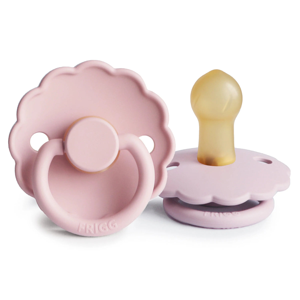 FRIGG Daisy Natural Rubber Pacifier 2-Pack | RUBBER FRIGG PACIFIERS | The Baby Penguin