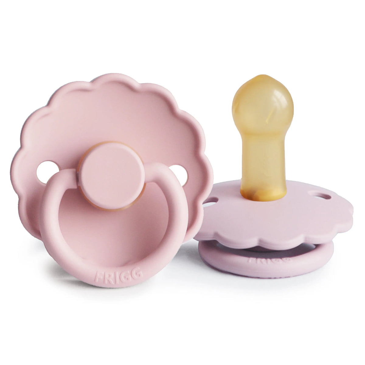 FRIGG Daisy Natural Rubber Pacifier 2-Pack | RUBBER FRIGG PACIFIERS | The Baby Penguin