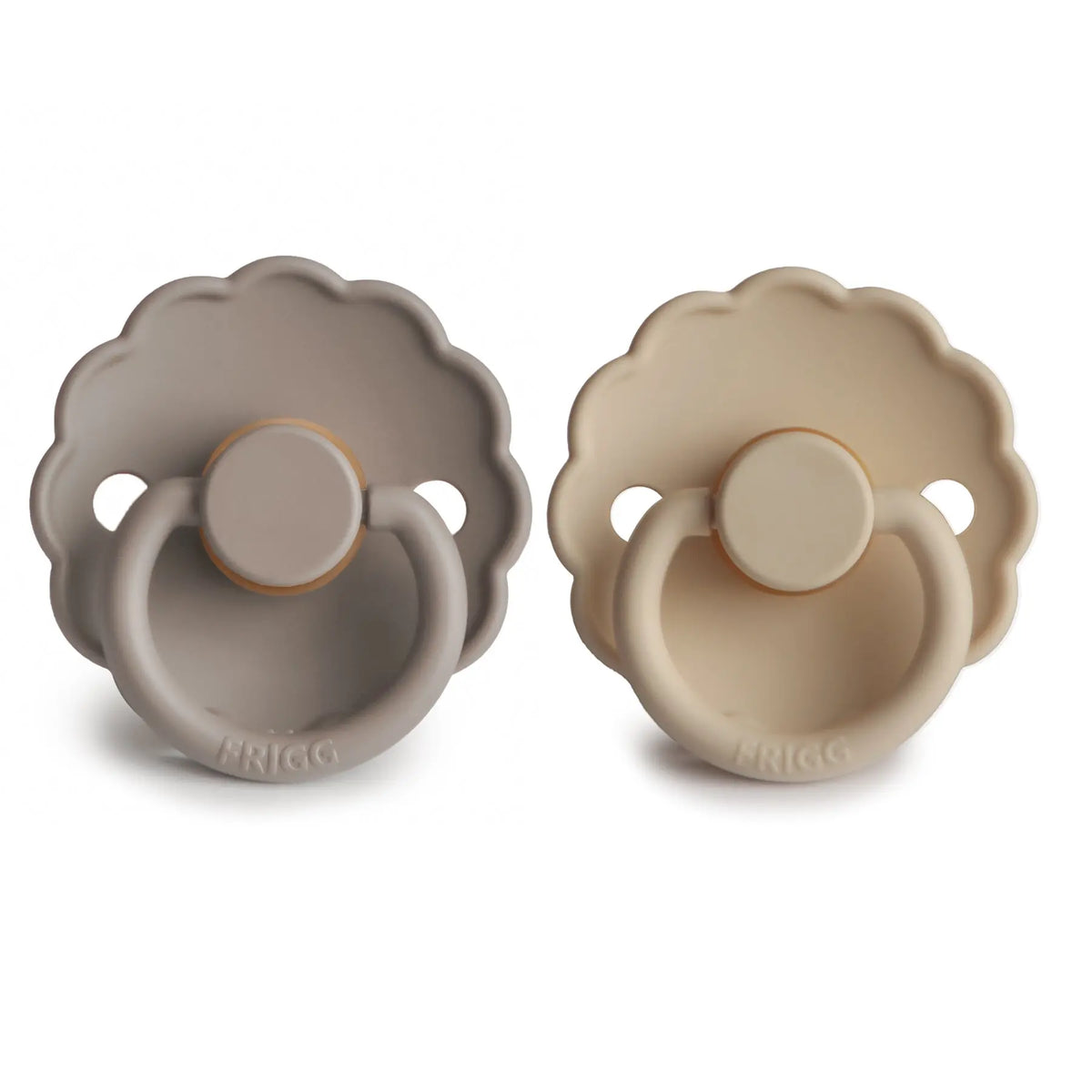 FRIGG Daisy Natural Rubber Pacifier 2-Pack | RUBBER FRIGG PACIFIERS | The Baby Penguin