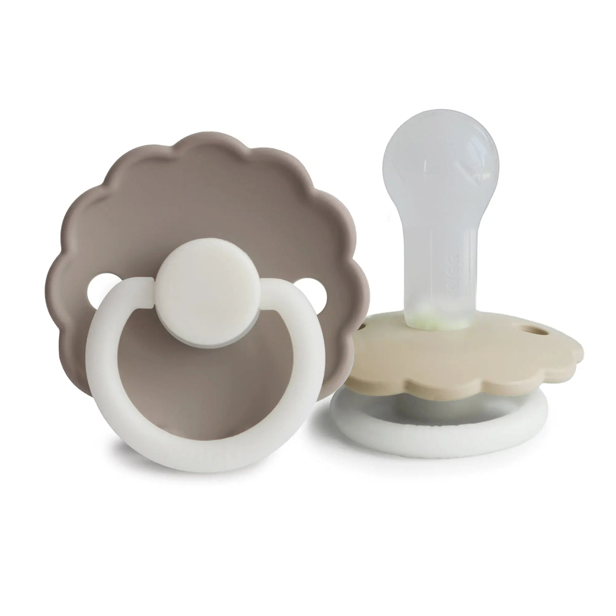 FRIGG Daisy Night Silicone Pacifier 2-Pack | SILICONE FRIGG PACIFIERS | The Baby Penguin